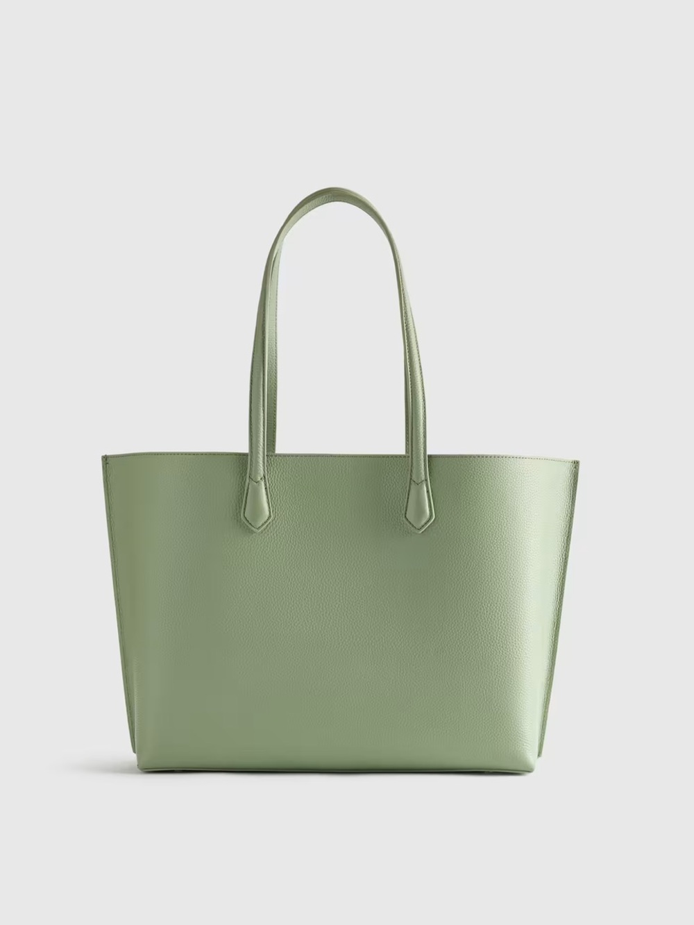 Quince Adeline Shopper Tote in Sage